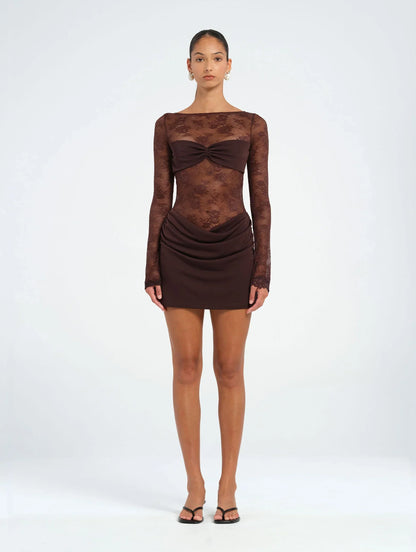 NEOMI | Elegantes Spitzen-Minikleid