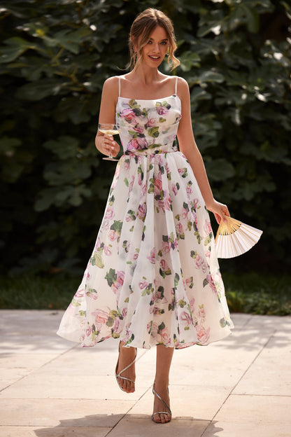 EMERY | Florales Midikleid