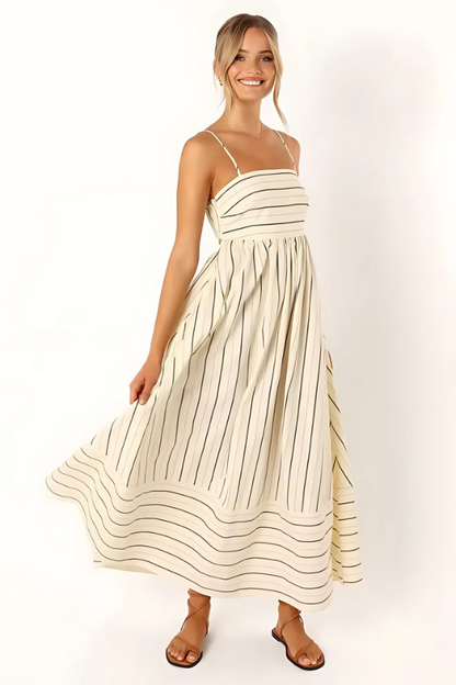 MEYRA | Sommer Gestreiftes Maxikleid