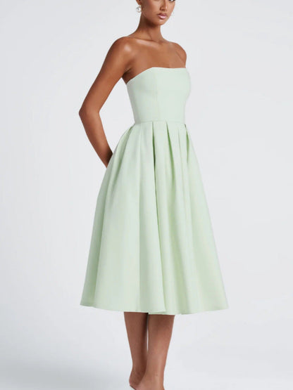 LAILA-MARIE | Curve Torch Midikleid