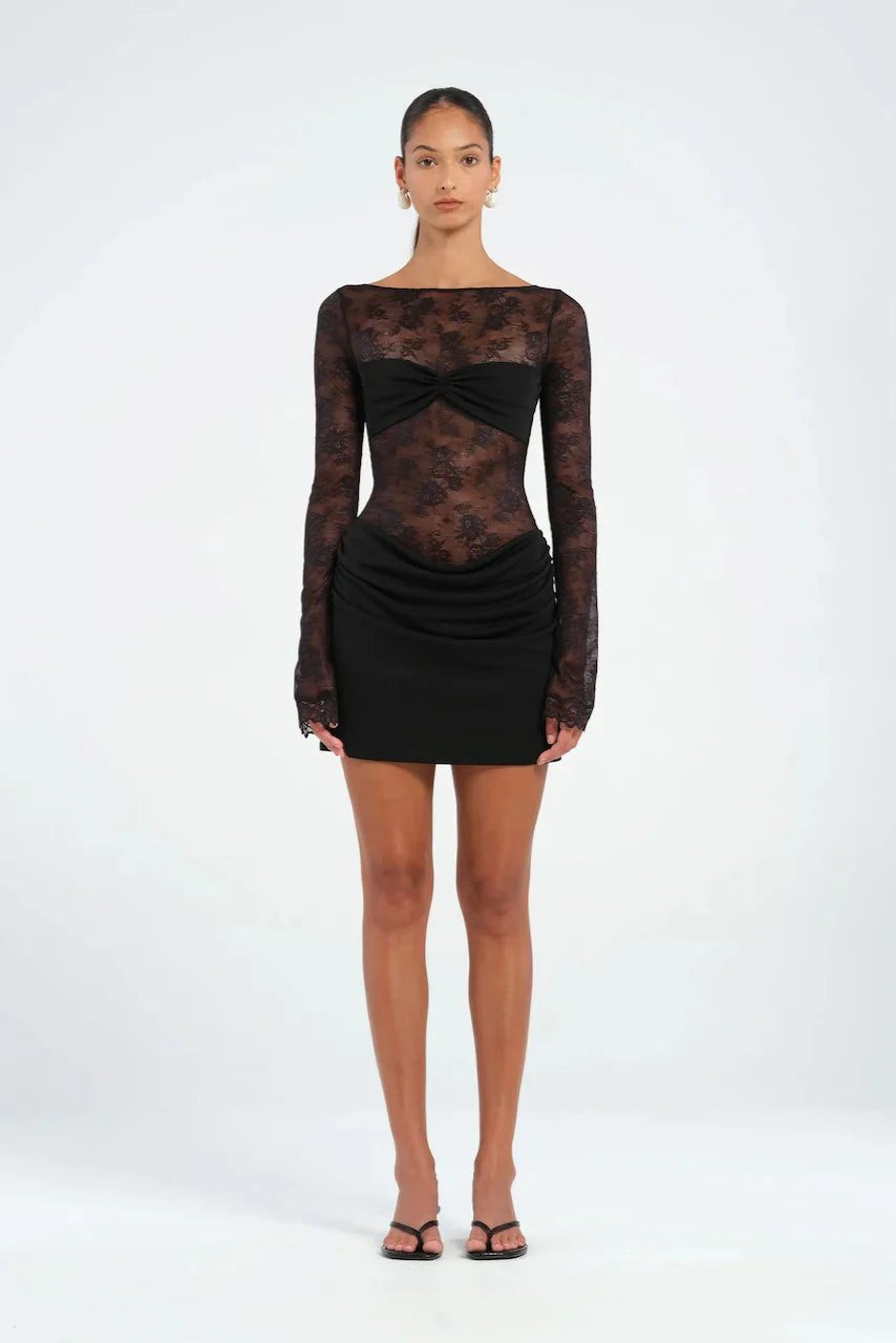NEOMI | Elegantes Spitzen-Minikleid