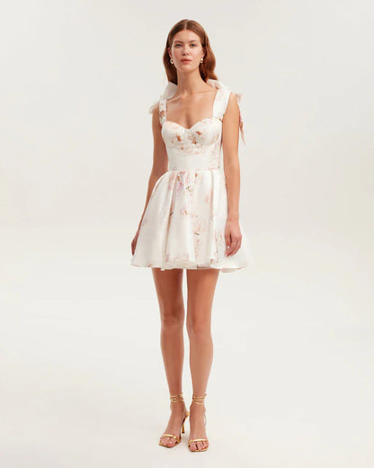 LAURA | Florales Mini-Kleid