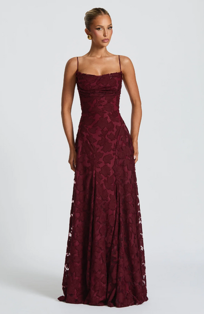 SOFIA | Elegantes Spitzen Maxi Kleid