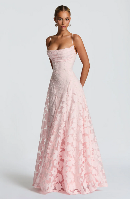 SOFIA | Elegantes Spitzen Maxi Kleid