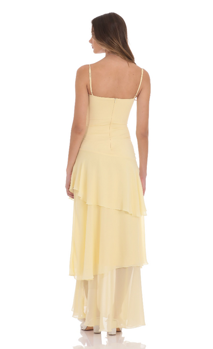LUCY | Zeitloses Midikleid mit Zarten Lagen