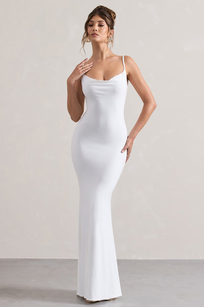MANJA | Stilvolles Rückenfreies Maxi Kleid