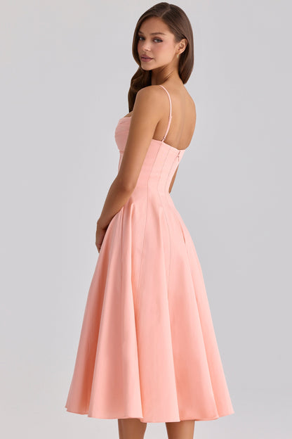 JASMYN | Fließendes Midikleid