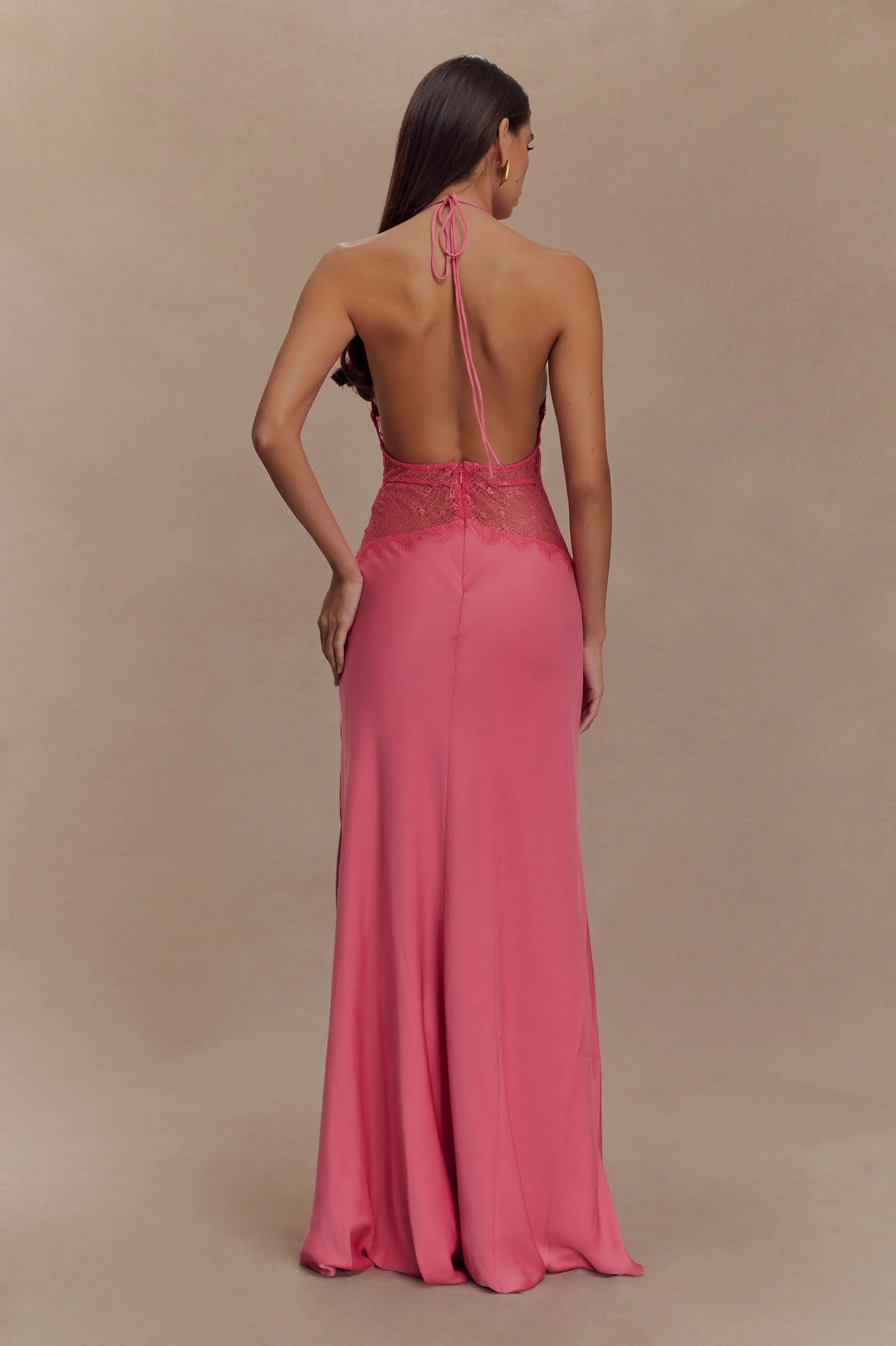 SELINA | Stilvolles Maxikleid mit Transparenter Taille