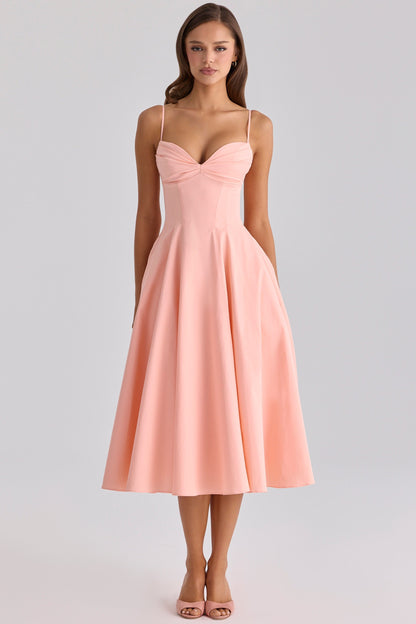 JASMYN | Fließendes Midikleid