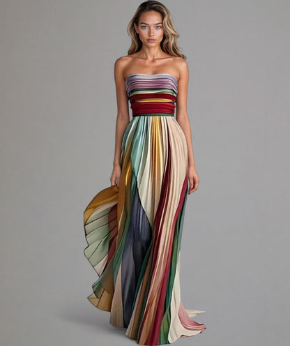 TALMA | Fließendes Maxikleid mit Farbverlauf